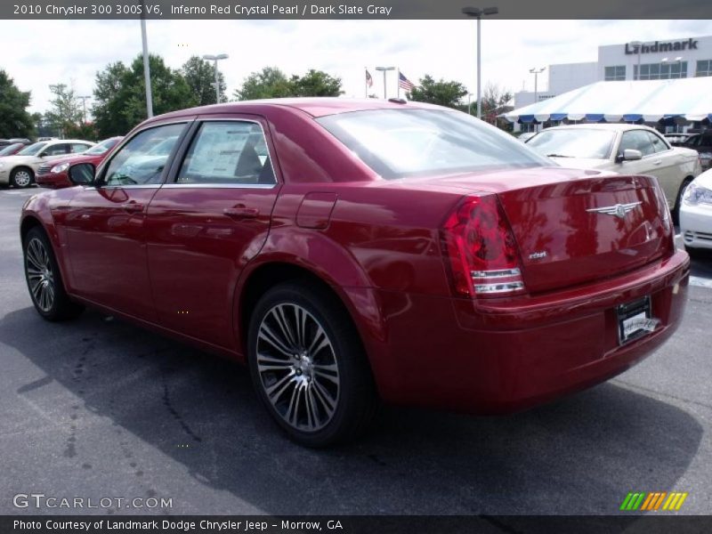 Inferno Red Crystal Pearl / Dark Slate Gray 2010 Chrysler 300 300S V6