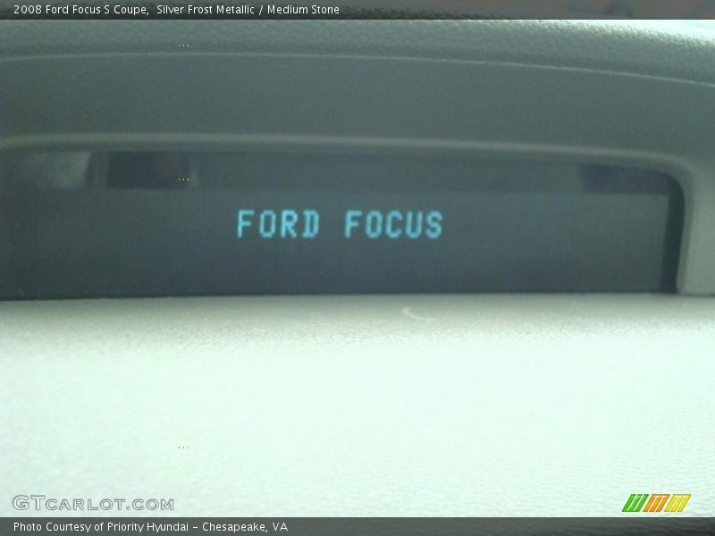 Silver Frost Metallic / Medium Stone 2008 Ford Focus S Coupe
