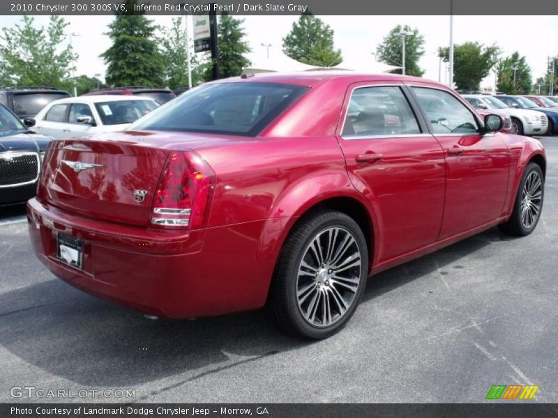Inferno Red Crystal Pearl / Dark Slate Gray 2010 Chrysler 300 300S V6