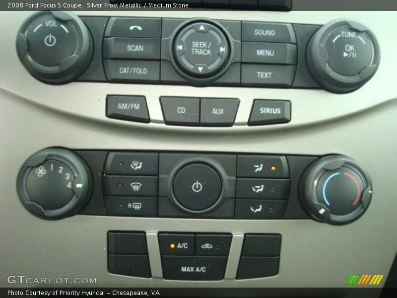Silver Frost Metallic / Medium Stone 2008 Ford Focus S Coupe