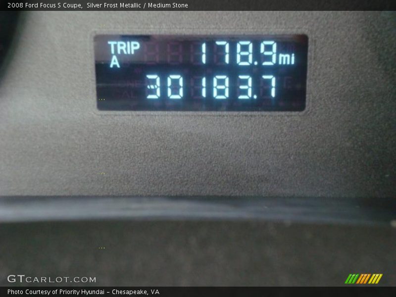 Silver Frost Metallic / Medium Stone 2008 Ford Focus S Coupe