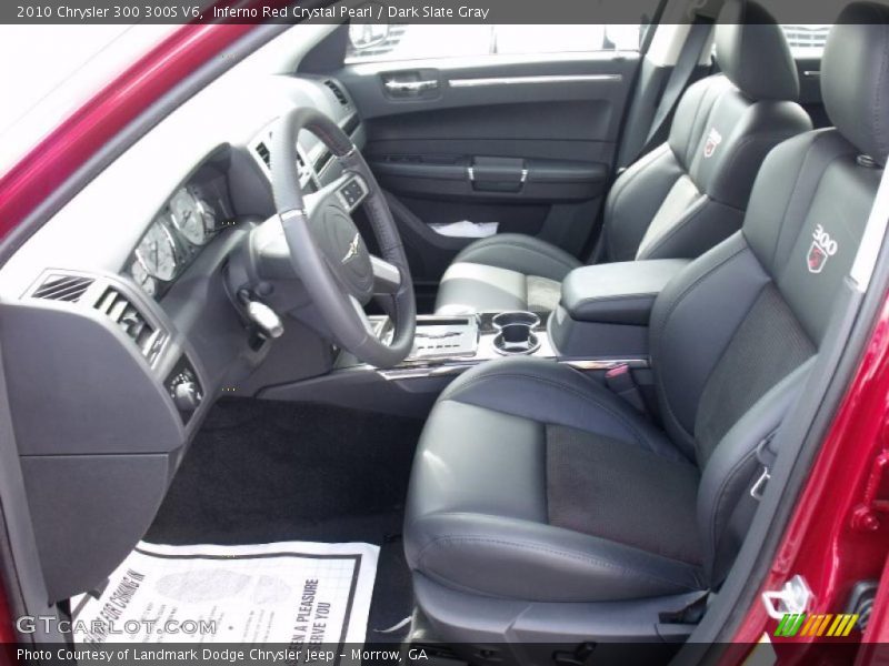 Inferno Red Crystal Pearl / Dark Slate Gray 2010 Chrysler 300 300S V6