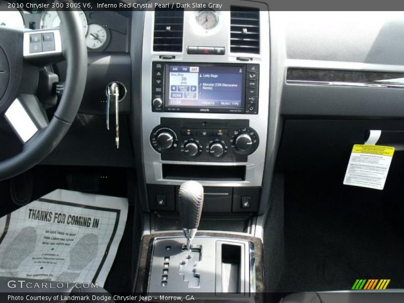 Inferno Red Crystal Pearl / Dark Slate Gray 2010 Chrysler 300 300S V6