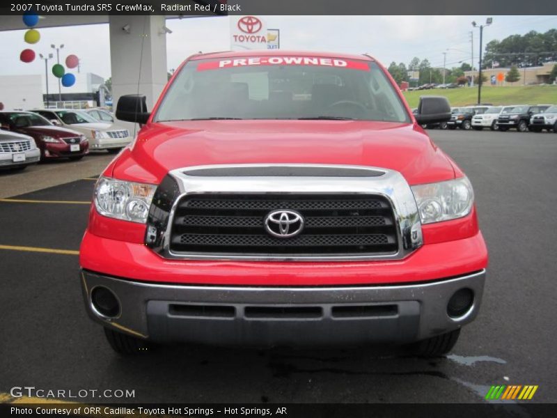 Radiant Red / Black 2007 Toyota Tundra SR5 CrewMax