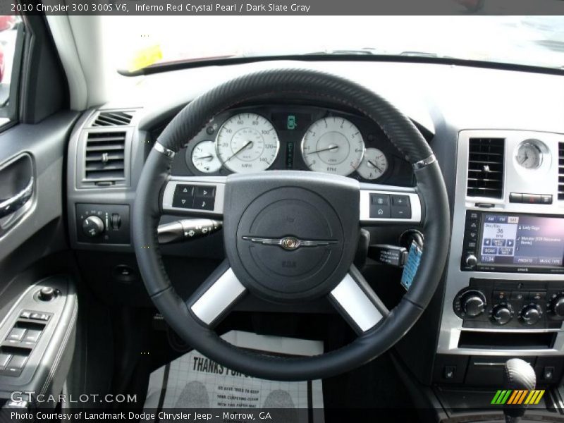 Inferno Red Crystal Pearl / Dark Slate Gray 2010 Chrysler 300 300S V6