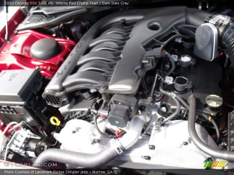 Inferno Red Crystal Pearl / Dark Slate Gray 2010 Chrysler 300 300S V6