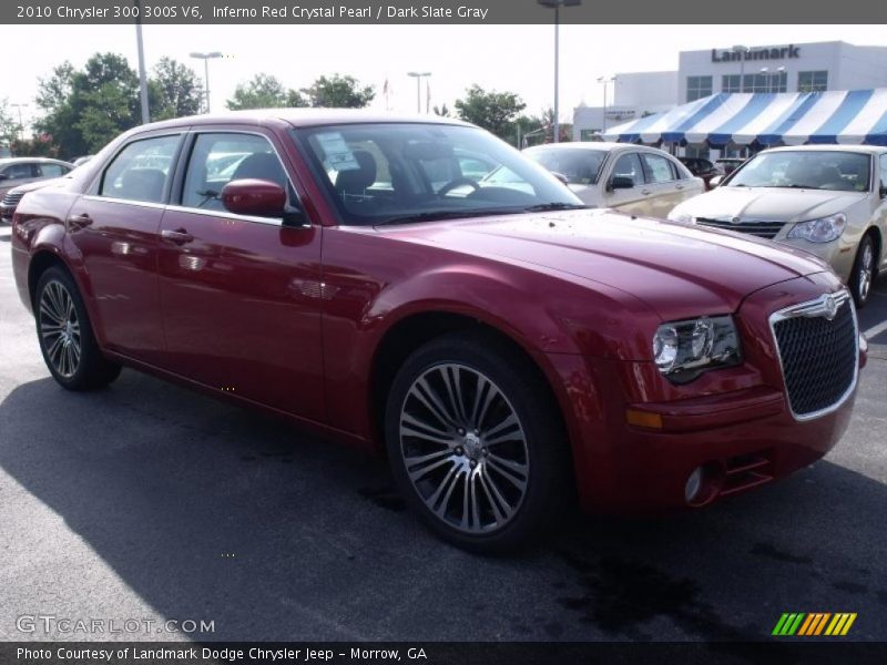 Inferno Red Crystal Pearl / Dark Slate Gray 2010 Chrysler 300 300S V6