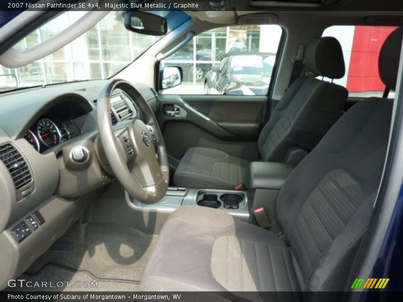 Majestic Blue Metallic / Graphite 2007 Nissan Pathfinder SE 4x4