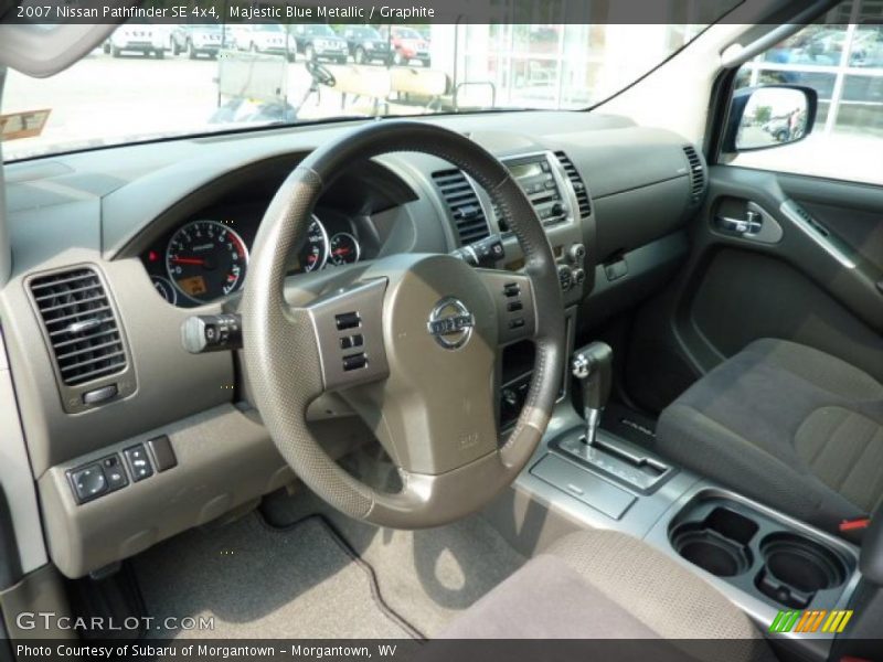 Majestic Blue Metallic / Graphite 2007 Nissan Pathfinder SE 4x4