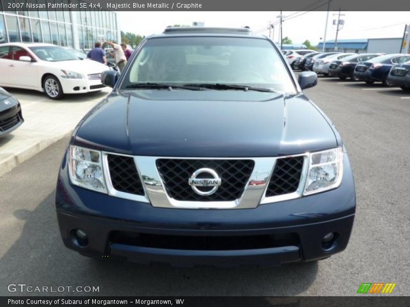 Majestic Blue Metallic / Graphite 2007 Nissan Pathfinder SE 4x4