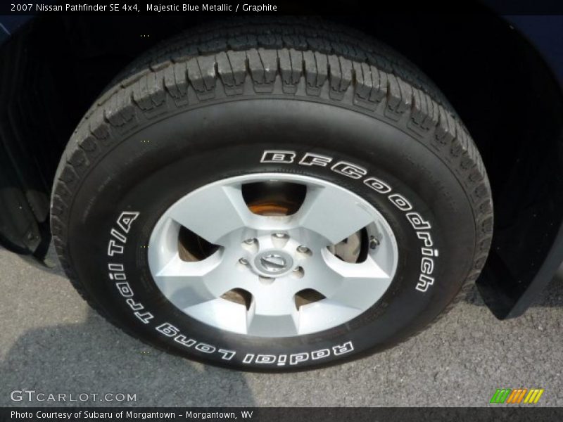 Majestic Blue Metallic / Graphite 2007 Nissan Pathfinder SE 4x4