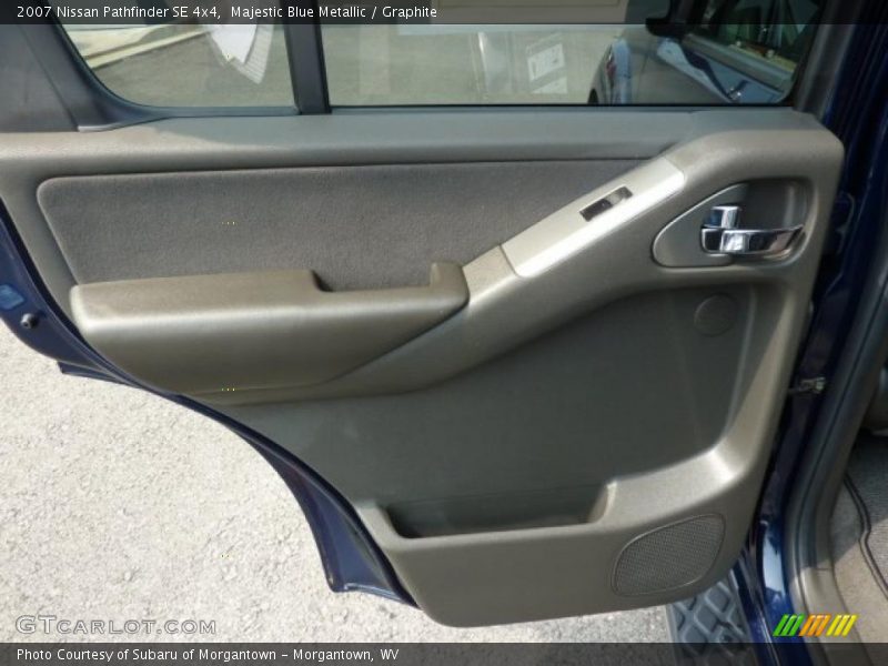 Majestic Blue Metallic / Graphite 2007 Nissan Pathfinder SE 4x4