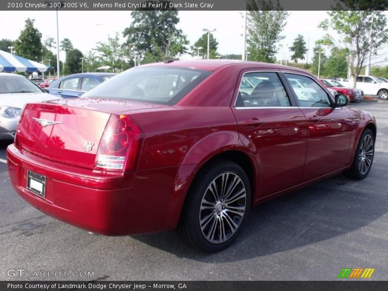 Inferno Red Crystal Pearl / Dark Slate Gray 2010 Chrysler 300 300S V6