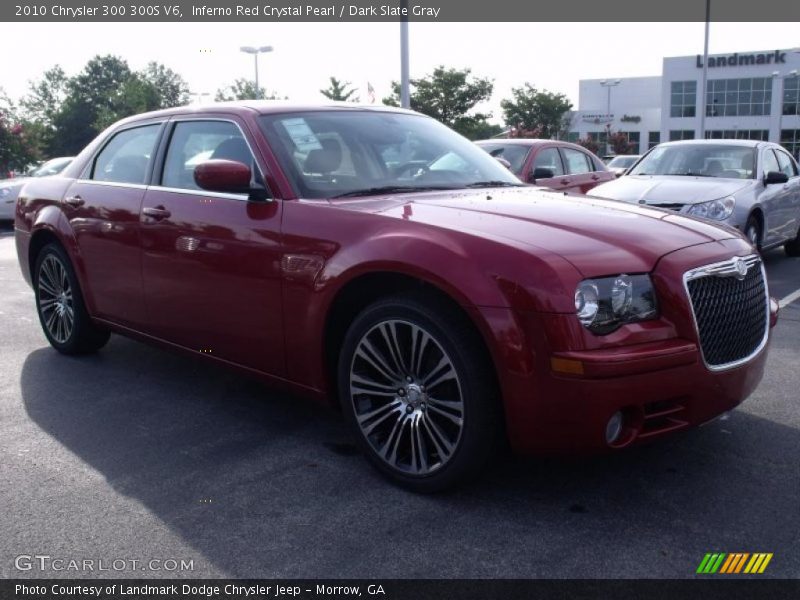 Inferno Red Crystal Pearl / Dark Slate Gray 2010 Chrysler 300 300S V6