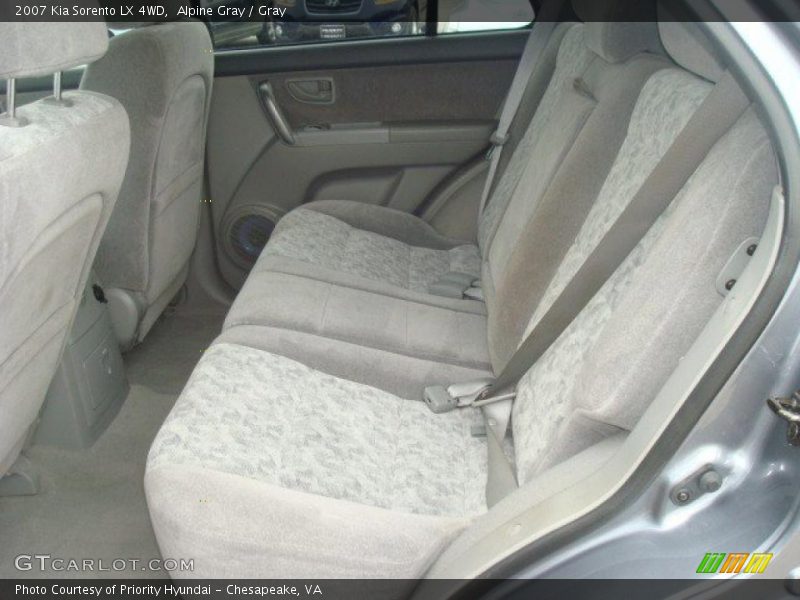 Alpine Gray / Gray 2007 Kia Sorento LX 4WD