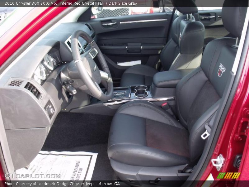 Inferno Red Crystal Pearl / Dark Slate Gray 2010 Chrysler 300 300S V6