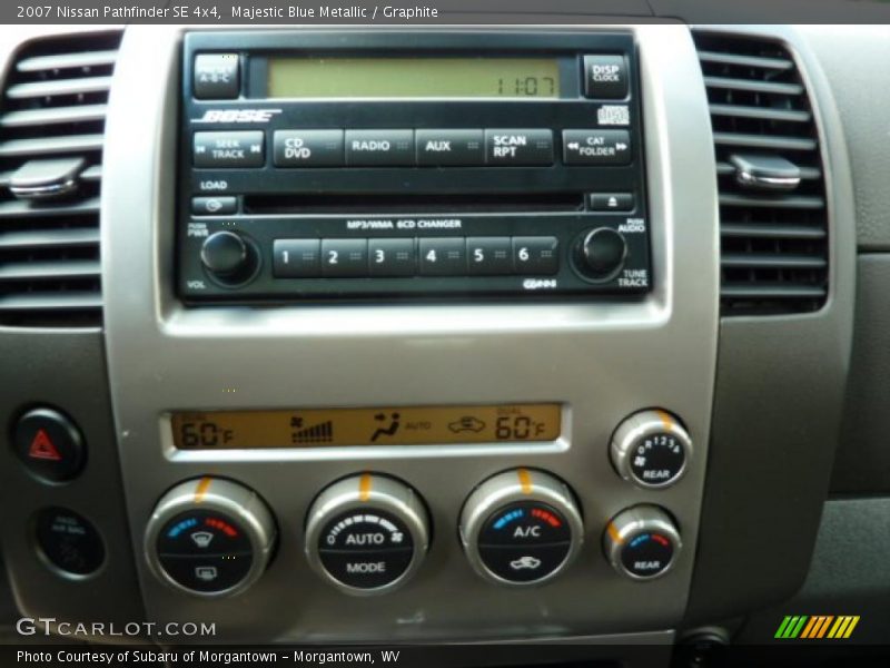 Majestic Blue Metallic / Graphite 2007 Nissan Pathfinder SE 4x4