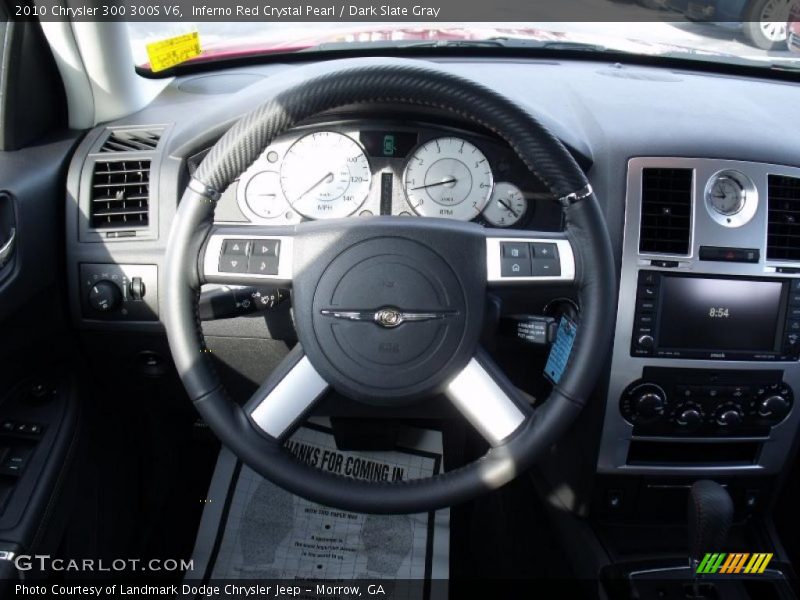 Inferno Red Crystal Pearl / Dark Slate Gray 2010 Chrysler 300 300S V6