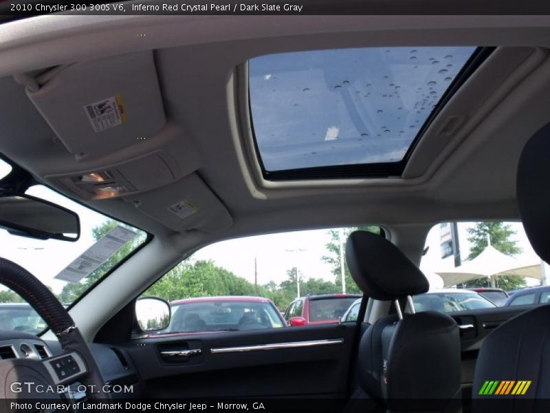 Inferno Red Crystal Pearl / Dark Slate Gray 2010 Chrysler 300 300S V6