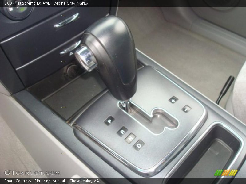 Alpine Gray / Gray 2007 Kia Sorento LX 4WD