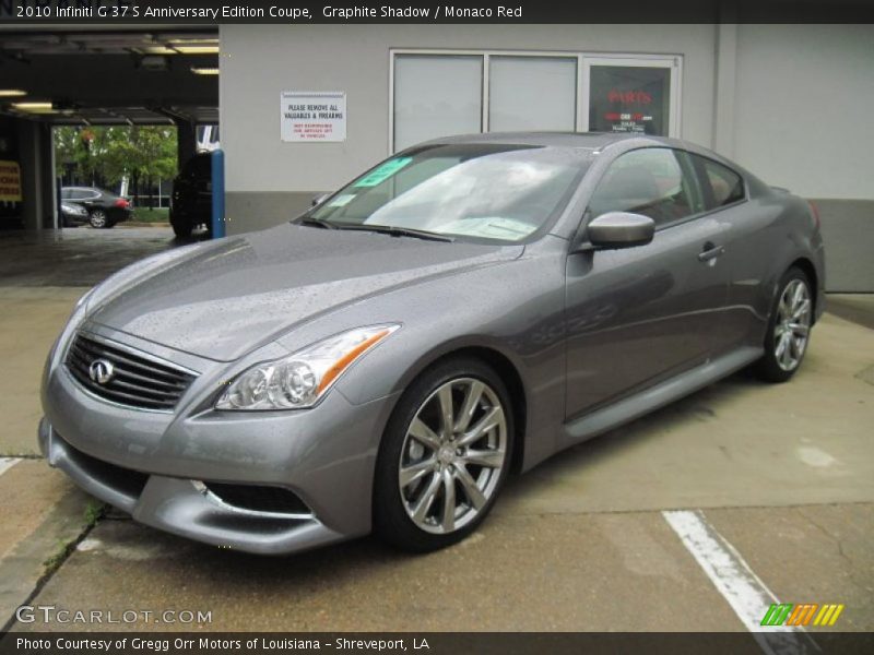 Front 3/4 View of 2010 G 37 S Anniversary Edition Coupe