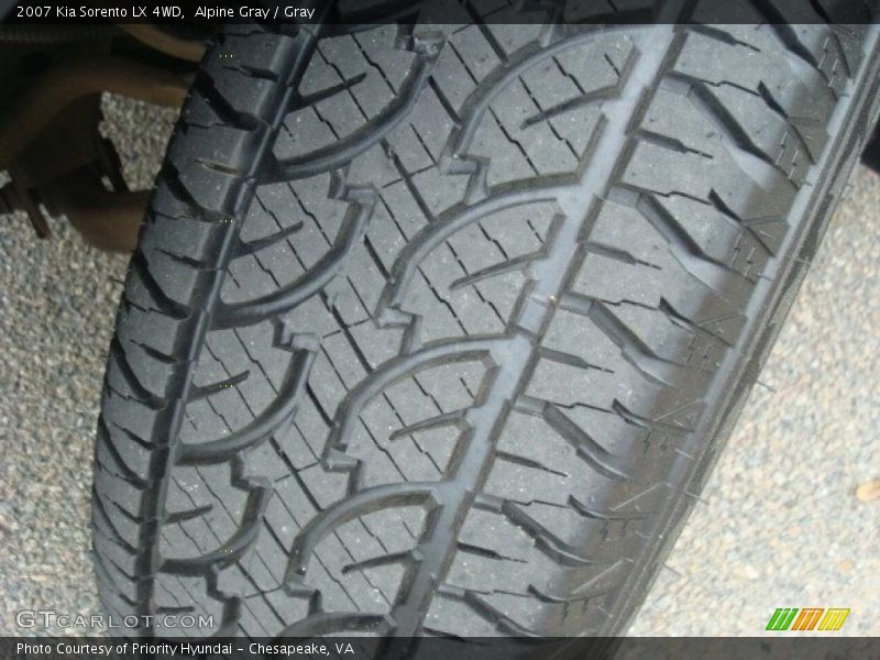 Alpine Gray / Gray 2007 Kia Sorento LX 4WD