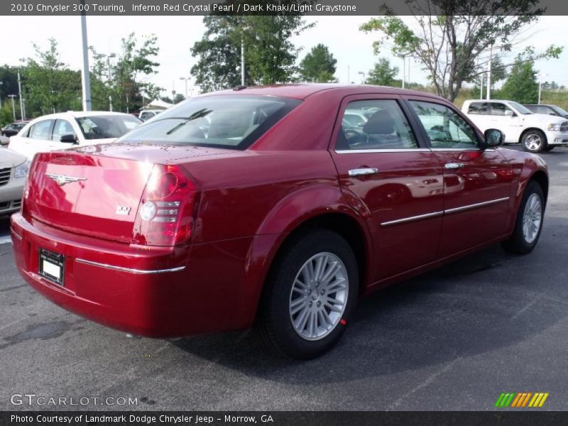 Inferno Red Crystal Pearl / Dark Khaki/Light Graystone 2010 Chrysler 300 Touring