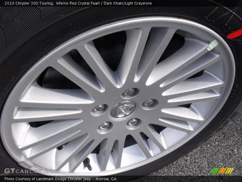 Inferno Red Crystal Pearl / Dark Khaki/Light Graystone 2010 Chrysler 300 Touring
