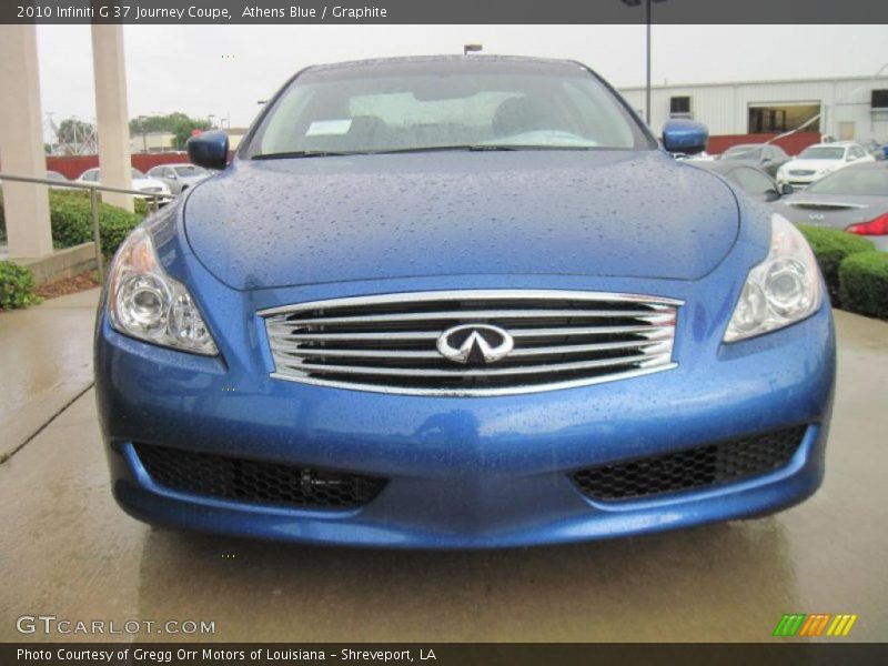 Athens Blue / Graphite 2010 Infiniti G 37 Journey Coupe