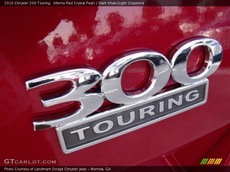 Inferno Red Crystal Pearl / Dark Khaki/Light Graystone 2010 Chrysler 300 Touring