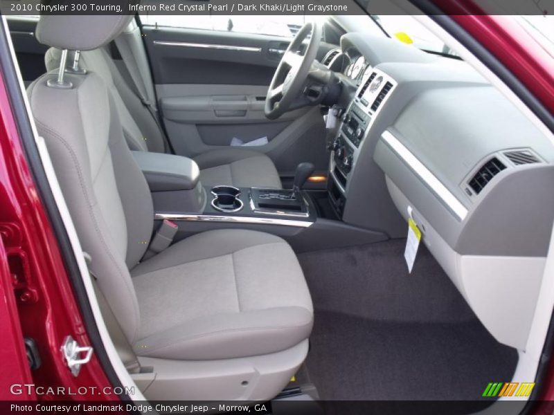 Inferno Red Crystal Pearl / Dark Khaki/Light Graystone 2010 Chrysler 300 Touring
