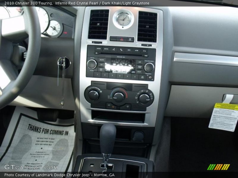 Inferno Red Crystal Pearl / Dark Khaki/Light Graystone 2010 Chrysler 300 Touring