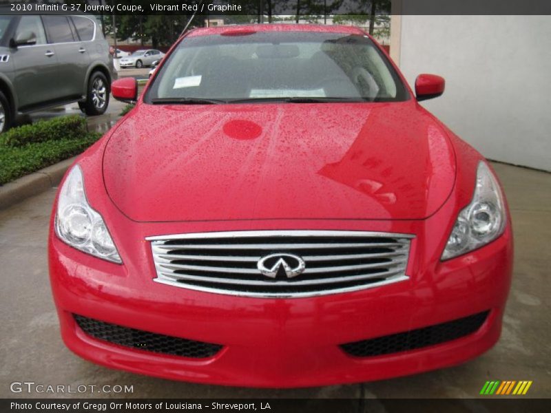 Vibrant Red / Graphite 2010 Infiniti G 37 Journey Coupe