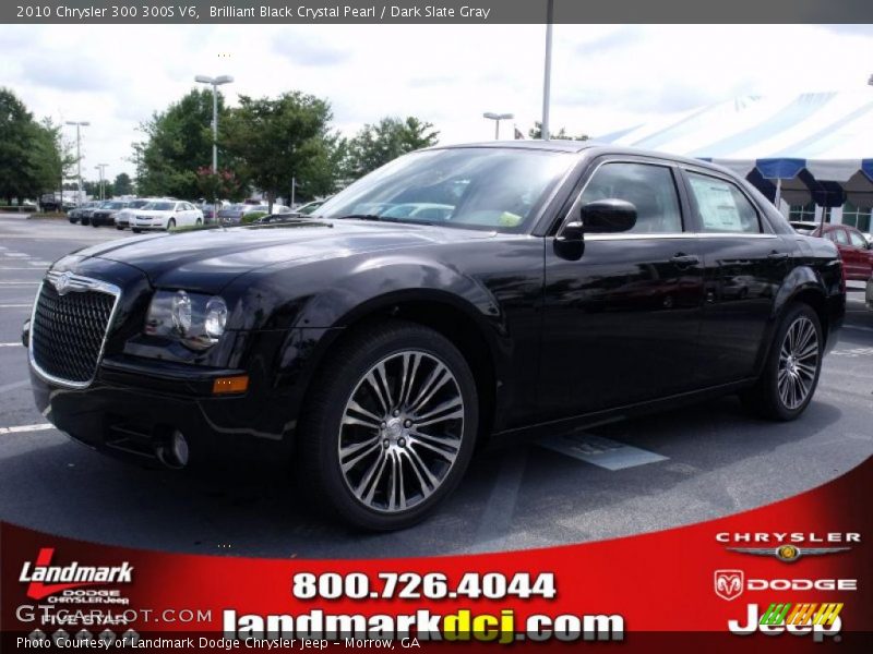 Brilliant Black Crystal Pearl / Dark Slate Gray 2010 Chrysler 300 300S V6