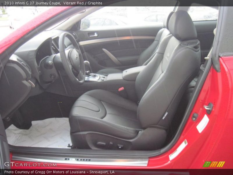 Vibrant Red / Graphite 2010 Infiniti G 37 Journey Coupe
