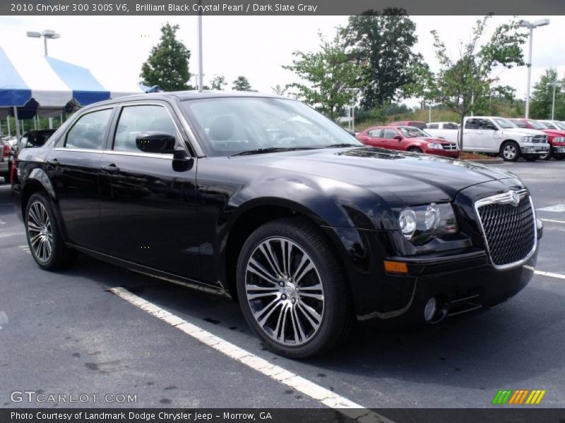 Brilliant Black Crystal Pearl / Dark Slate Gray 2010 Chrysler 300 300S V6