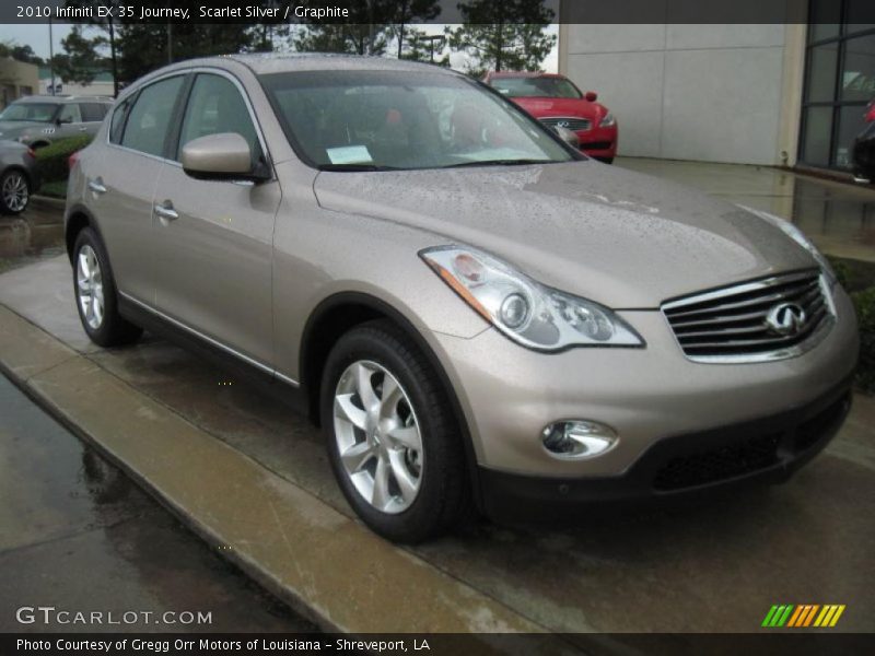 Scarlet Silver / Graphite 2010 Infiniti EX 35 Journey