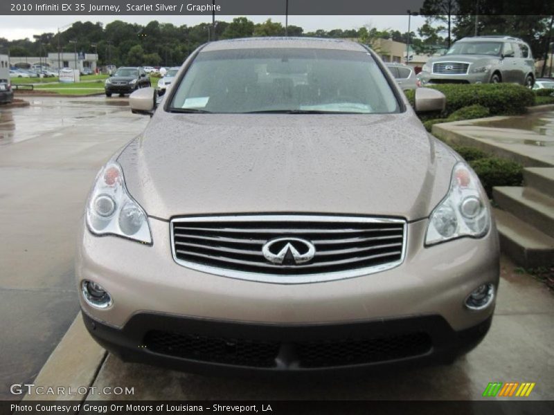 Scarlet Silver / Graphite 2010 Infiniti EX 35 Journey