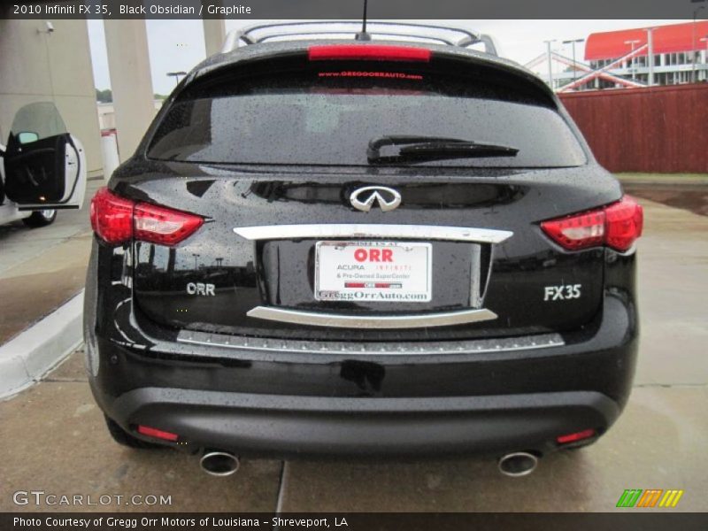 Black Obsidian / Graphite 2010 Infiniti FX 35