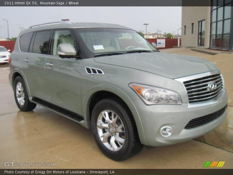 Mountain Sage / Wheat 2011 Infiniti QX 56