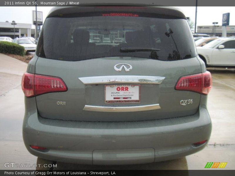 Mountain Sage / Wheat 2011 Infiniti QX 56
