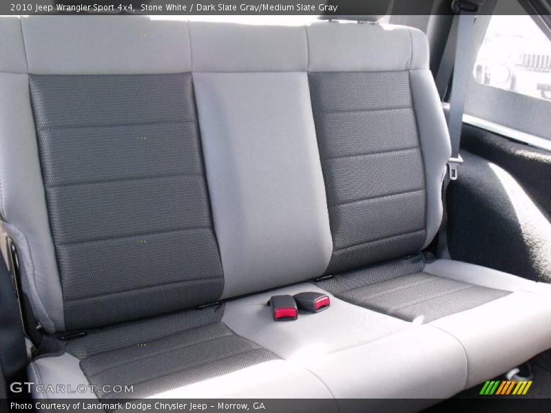 Stone White / Dark Slate Gray/Medium Slate Gray 2010 Jeep Wrangler Sport 4x4