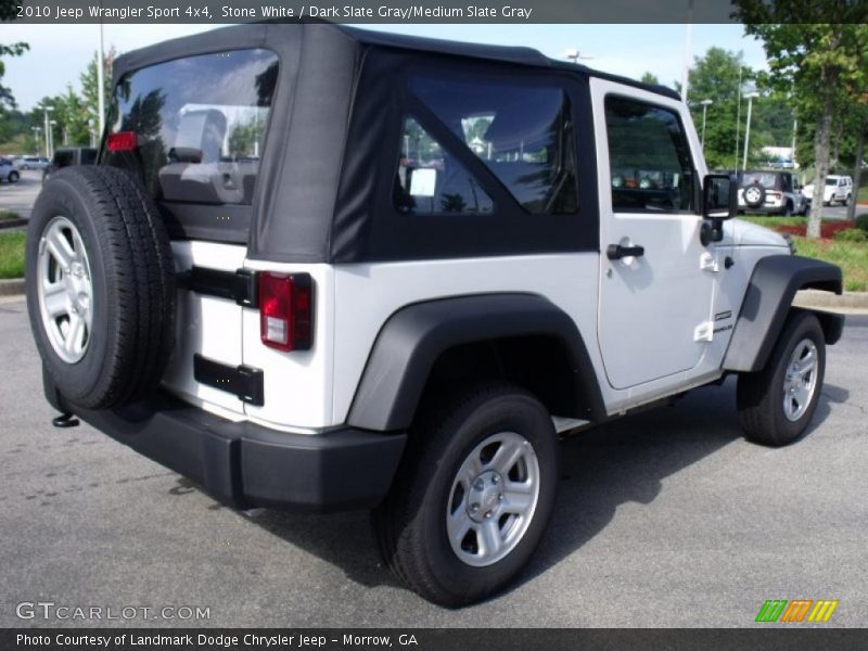Stone White / Dark Slate Gray/Medium Slate Gray 2010 Jeep Wrangler Sport 4x4