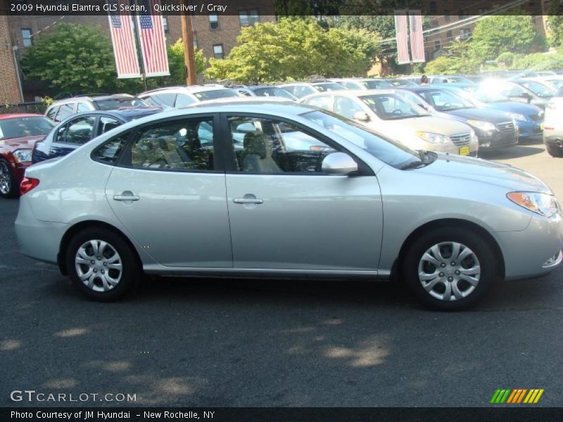 Quicksilver / Gray 2009 Hyundai Elantra GLS Sedan