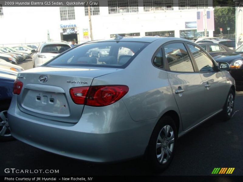 Quicksilver / Gray 2009 Hyundai Elantra GLS Sedan