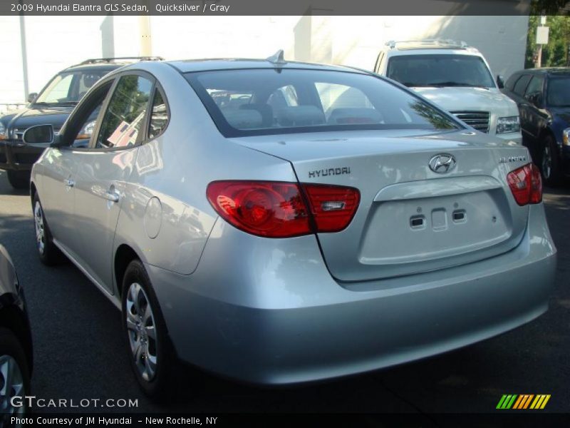 Quicksilver / Gray 2009 Hyundai Elantra GLS Sedan