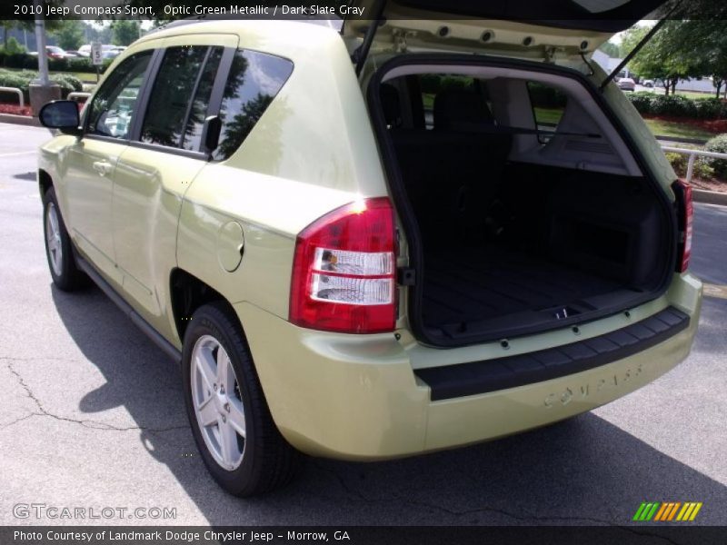 Optic Green Metallic / Dark Slate Gray 2010 Jeep Compass Sport