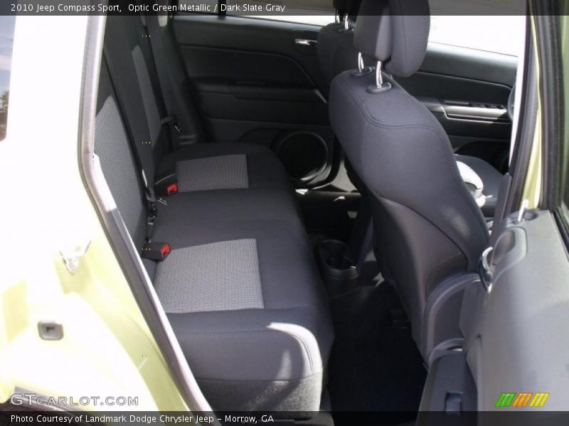 Optic Green Metallic / Dark Slate Gray 2010 Jeep Compass Sport
