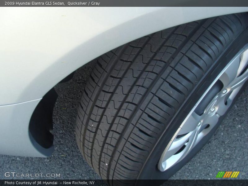 Quicksilver / Gray 2009 Hyundai Elantra GLS Sedan