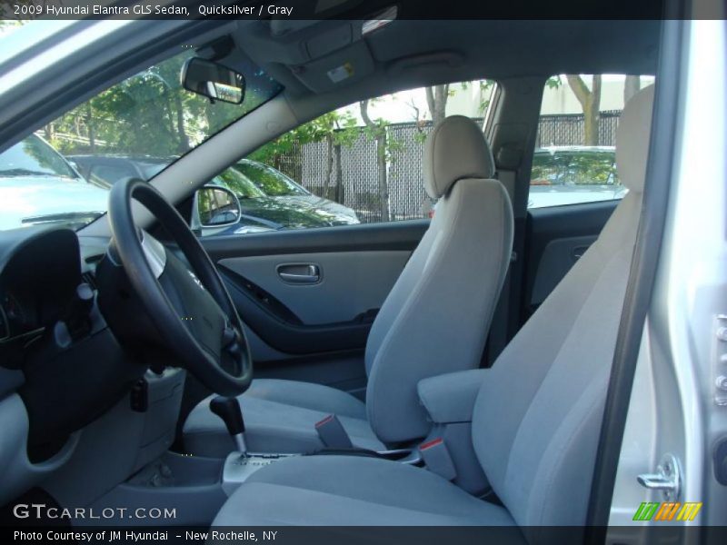 Quicksilver / Gray 2009 Hyundai Elantra GLS Sedan